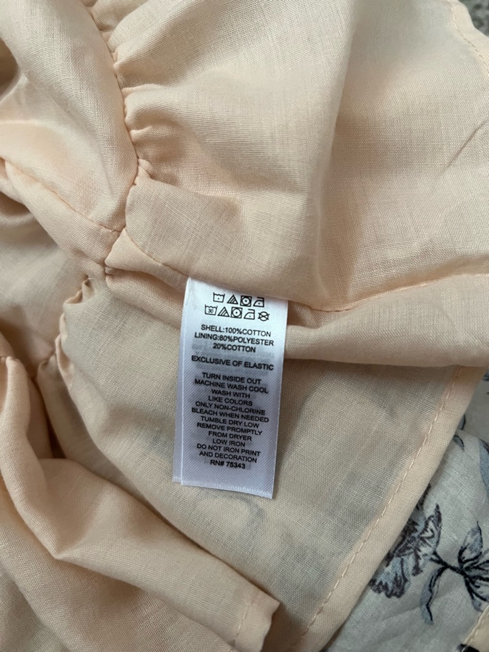 Haute Hippie Beige/muted pink Floral Lace-Trim Sundress - Picture 5 of 5